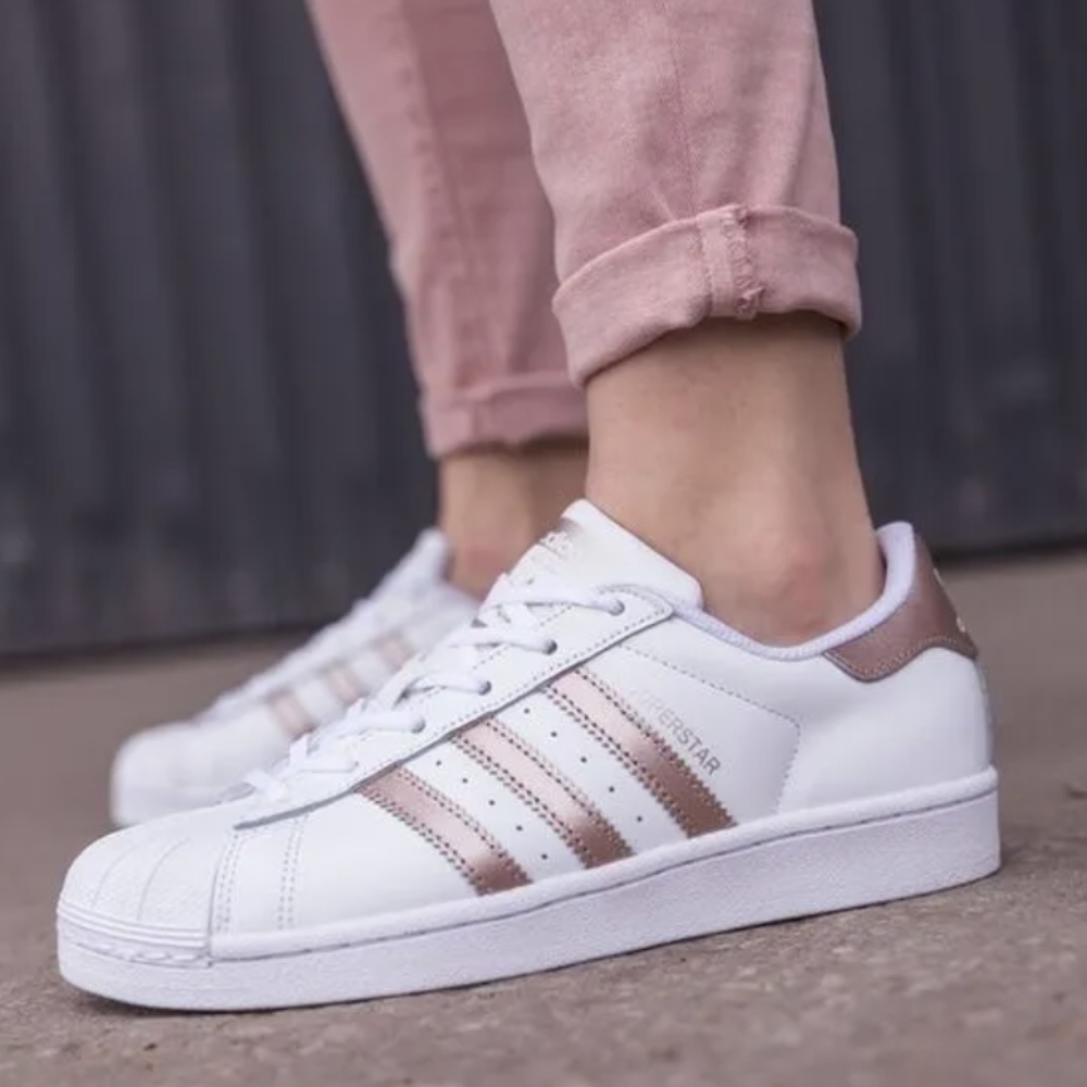 Adidas Originals SUPERSTAR Metallic Copper Rose Gold sz 9